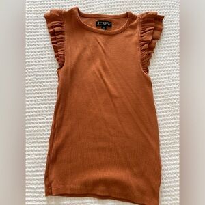 J. Crew XXS Petite Top Brown/Orange